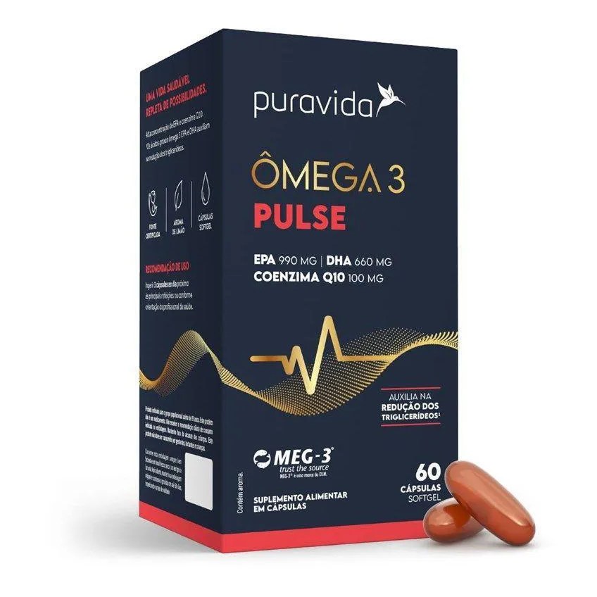 Pura Vida Omega Pulse C/60 cápsulas