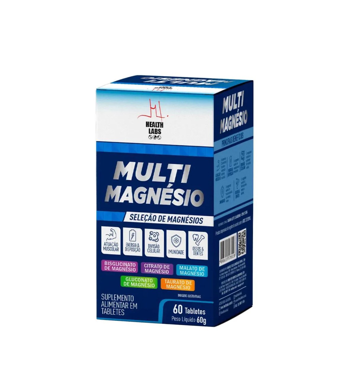 Multi Magnésio 60 Tabletes Health Labs - Original