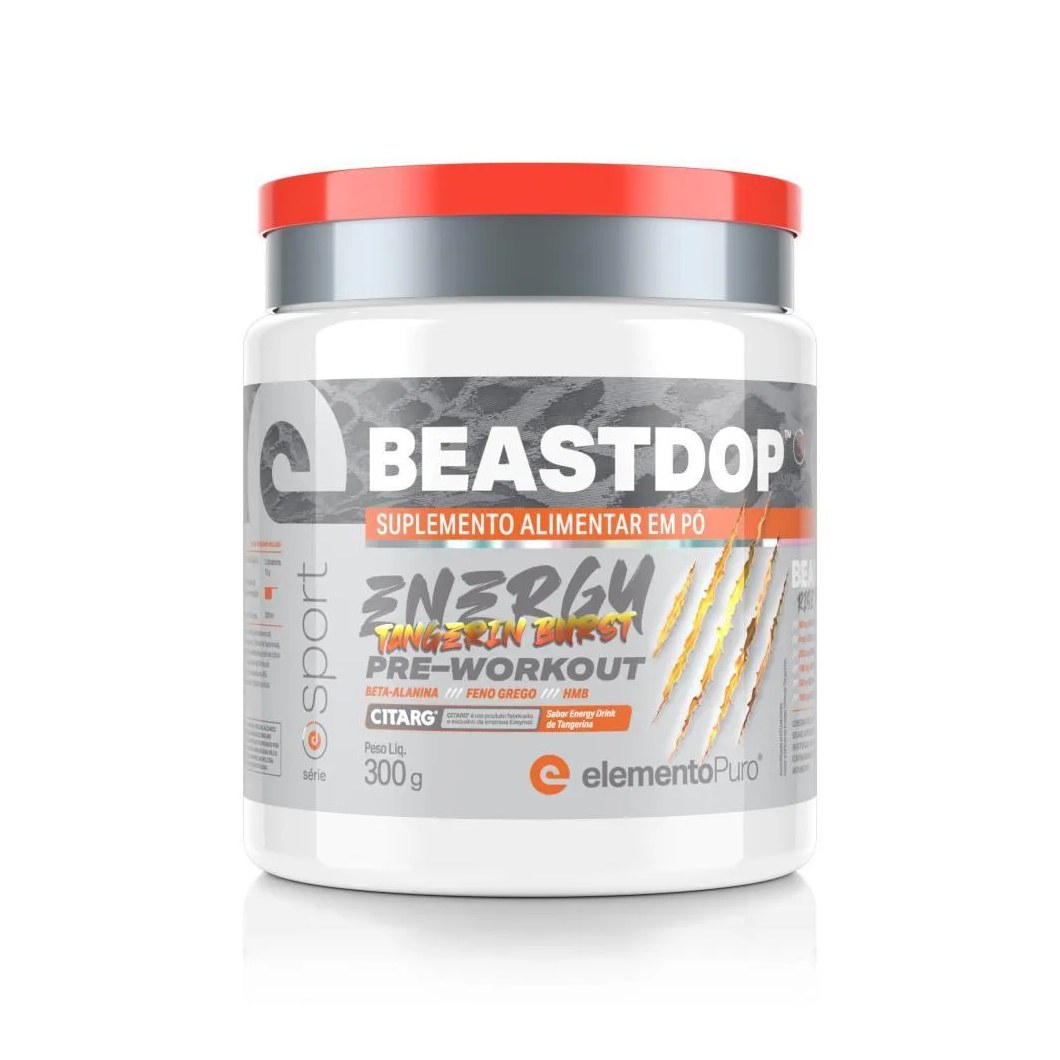 Beastdop Energy Drink Limão Tangerina 300g