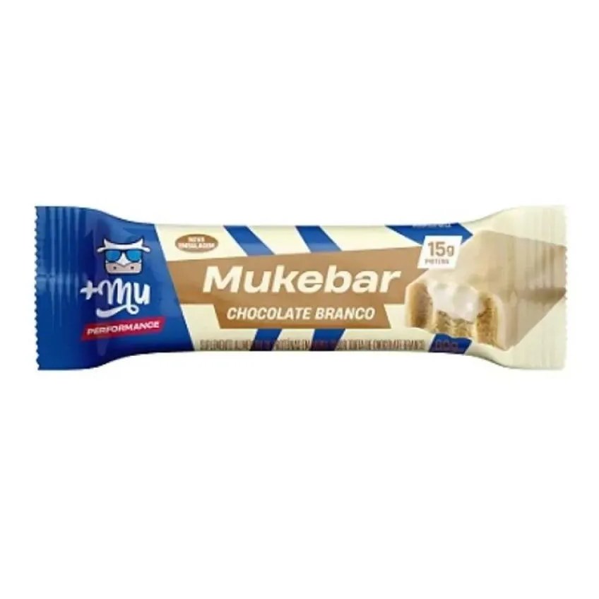 Barrinha Mukebar (60g) - Sabor: Chocolate Branco