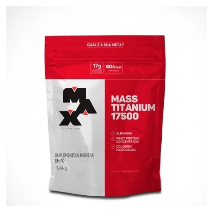 Mass Titanium 17500 (1,4kg) - Sabor: Leite Condensado