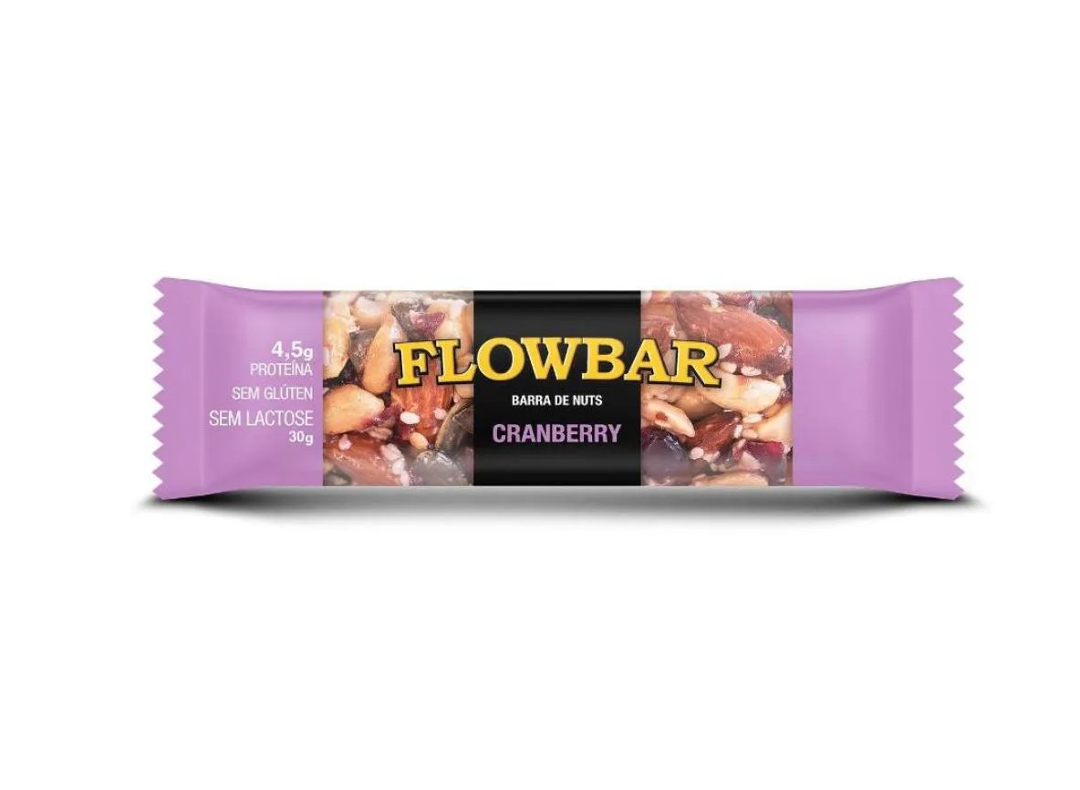 Barra de Nuts Flowbar Cranberry 30g