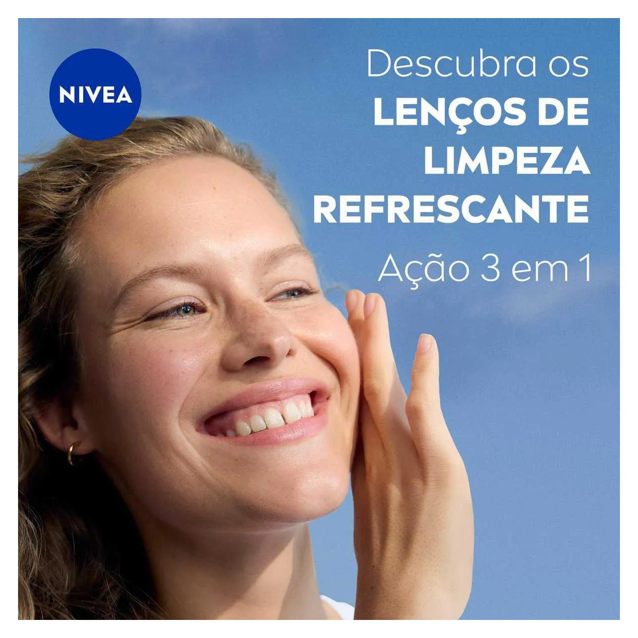 Lenço Demaquilante Nivea 3 em 1 Ação Refrescante 25 unidades