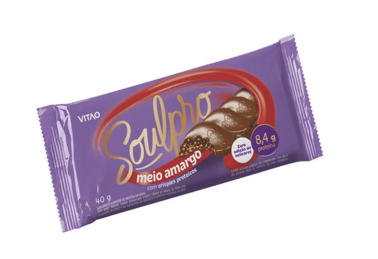 Chocolate Proteico Meio Amargo Vitao Zero 40g