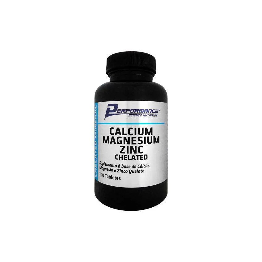 Calcium Magnezium Zinc Chelated (100 Tabs) - Padrão: Único