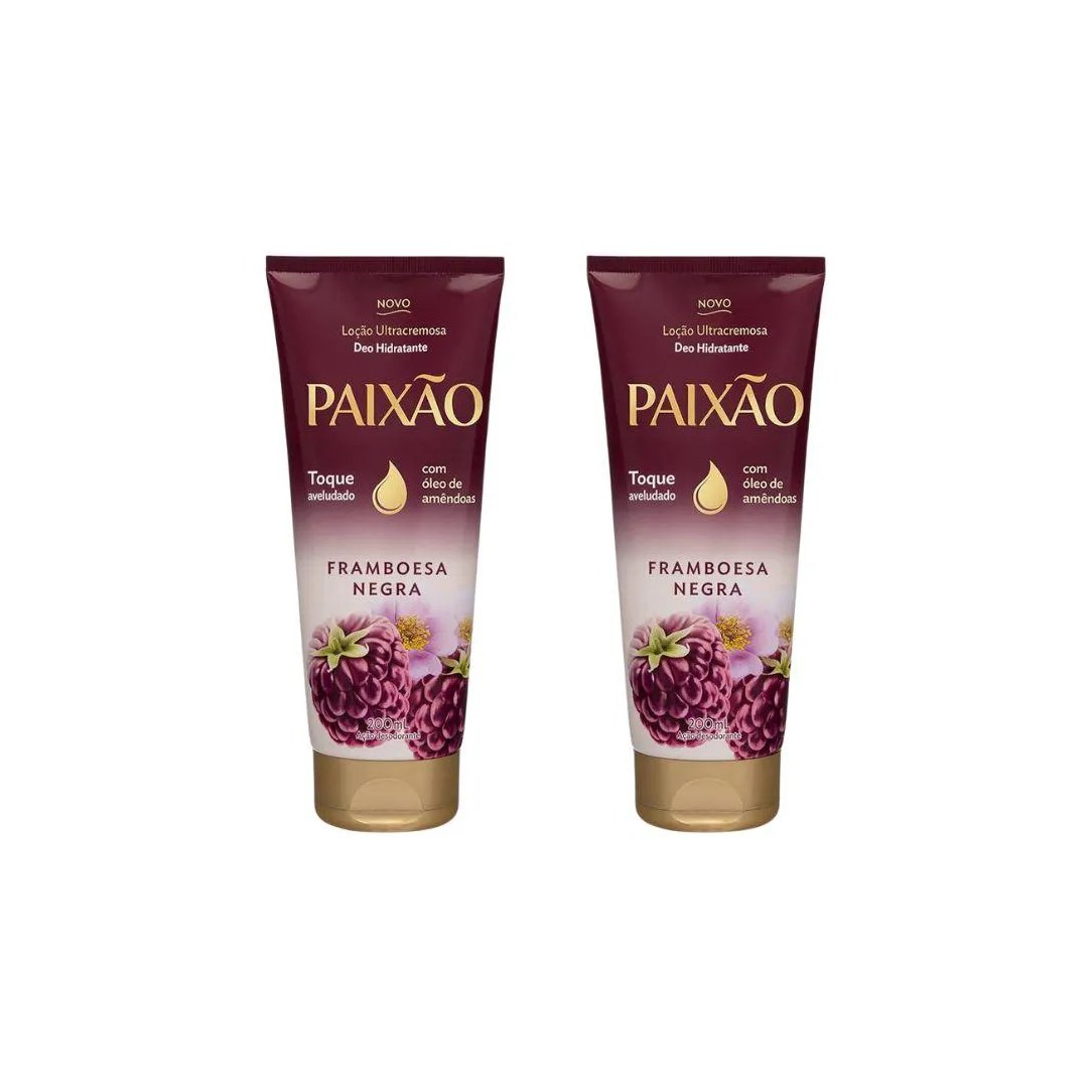 HIDRATANTE CORPORAL PAIXAO BISNAGA 200ML FRAMB HIB-KIT C/2UN