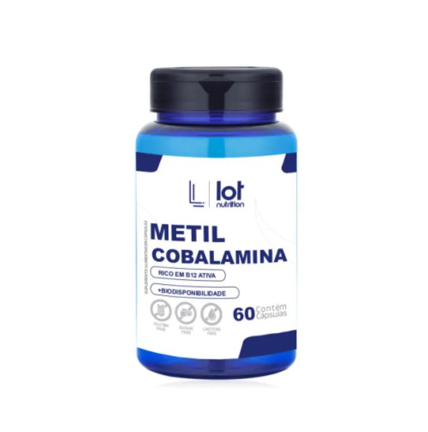Metilcobalamina 60 cápsulas Fadiga Mental B12 Premium