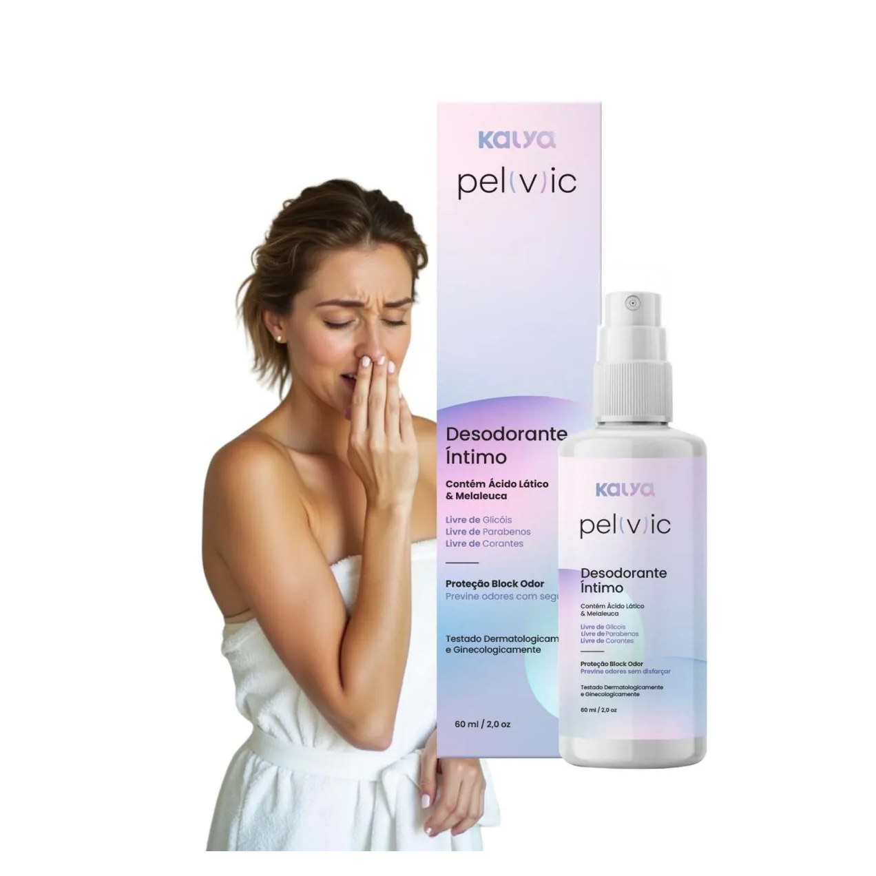 Desodorante para Partes Íntimas Perfume Íntimo Fórmula Suave