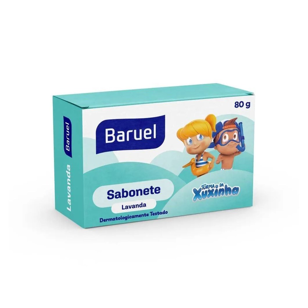 Sabonete Turma Xuxinha Lavanda 80g Embalagem com 12 unidades