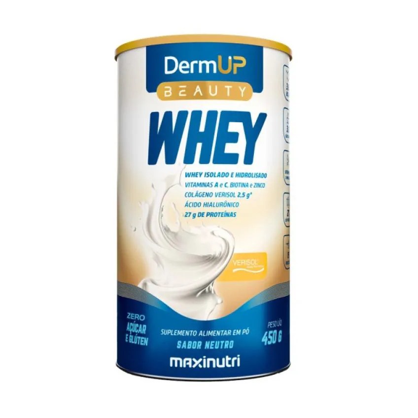 Dermup Beauty Whey (450g) - Sabor: Neutro