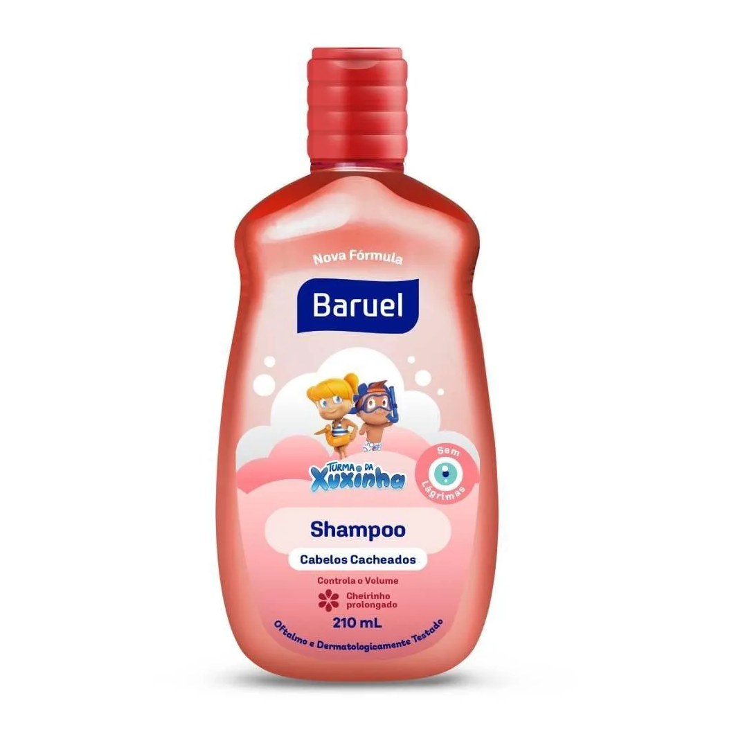 Shampoo Turma Xuxinha Cabelos Cacheados 210ml