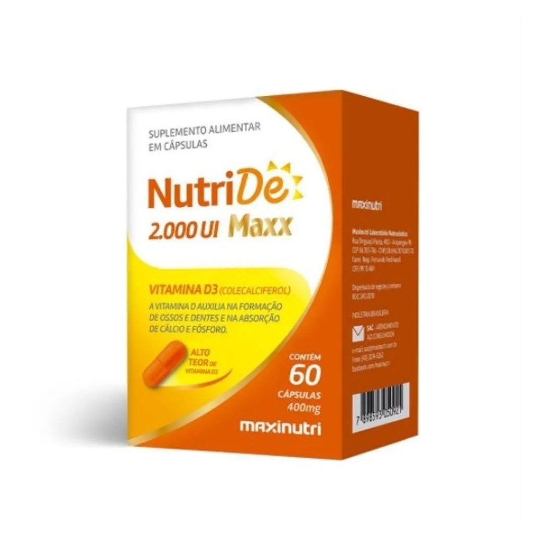 NUTRIDE VITAMINA D3 2.000UI 60 CAPS