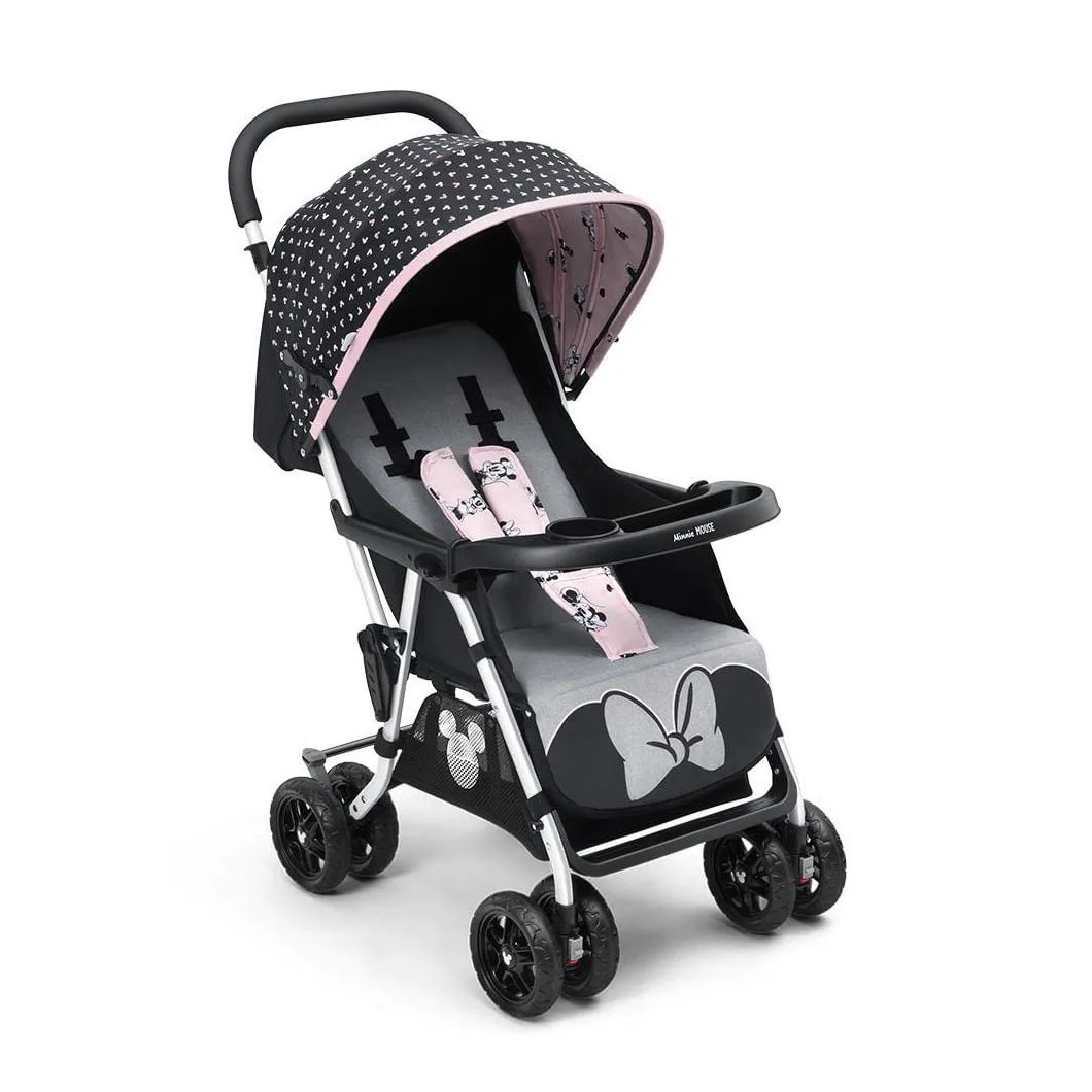 CARRINHO DE PASSEIO P/BEBê TIPO BERçO BUGGY MINNIE MULTIKIDS