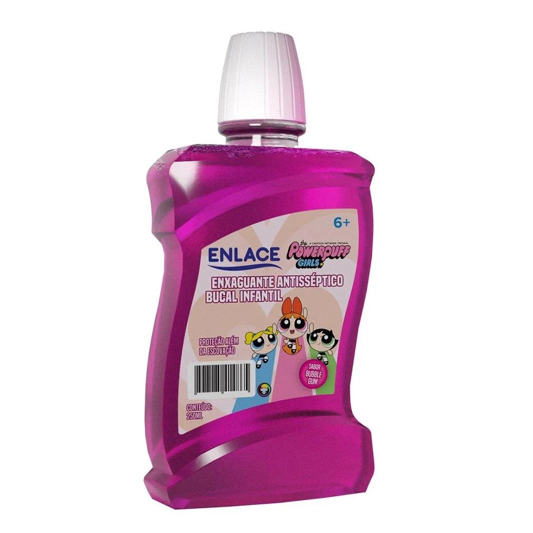 Enxaguatório Bucal Enlace Meninas Super Poderosas 250 Ml
