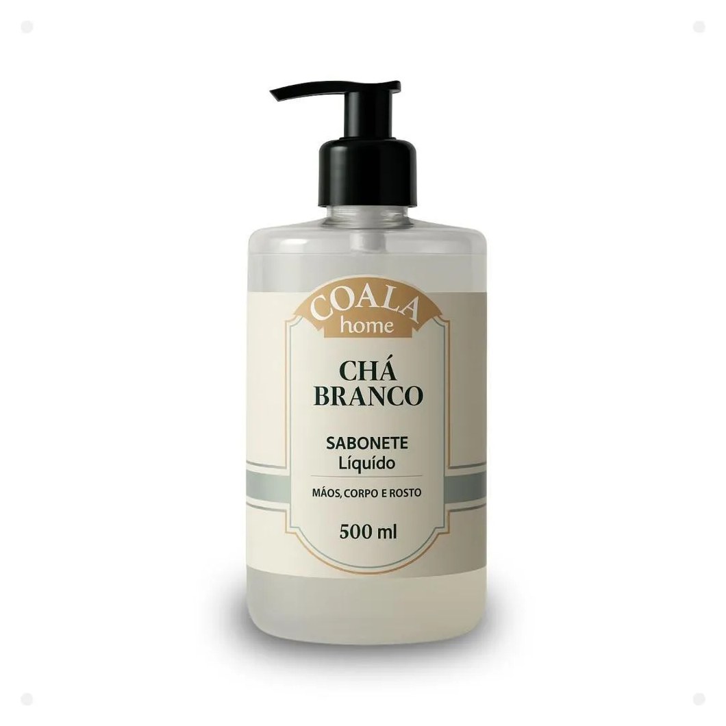SABONETE LIQUIDO COALA HOME CHá BRANCO 500ML