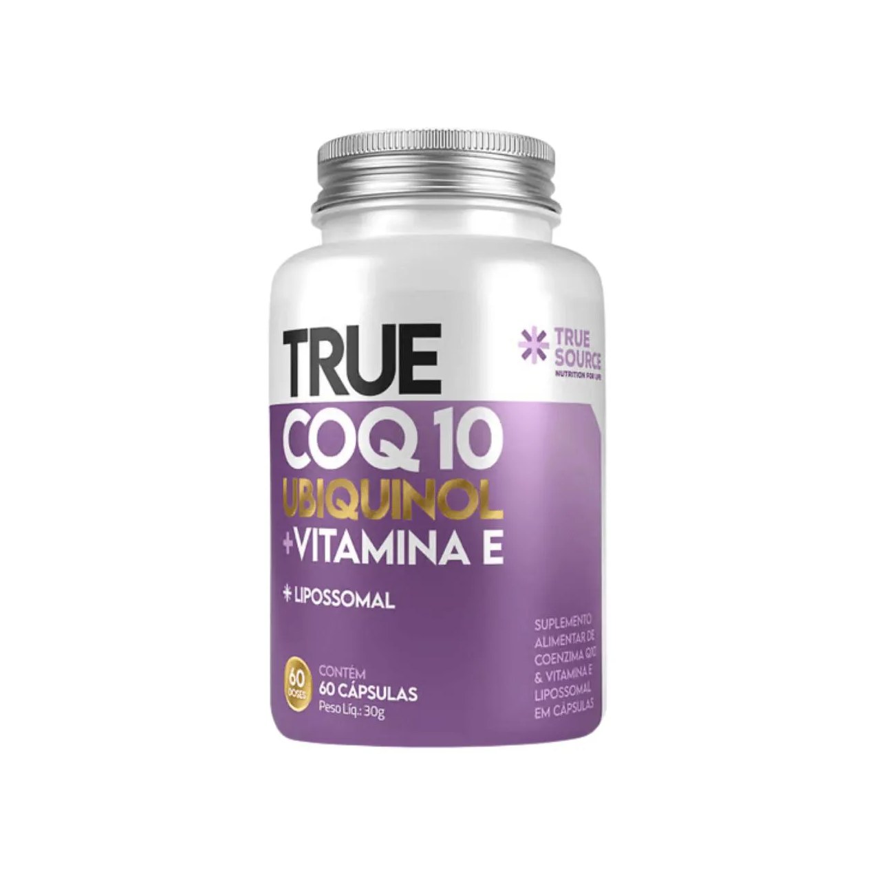 True Coq10 Ubiquinol Lipossomal 60 cápsulas True Source