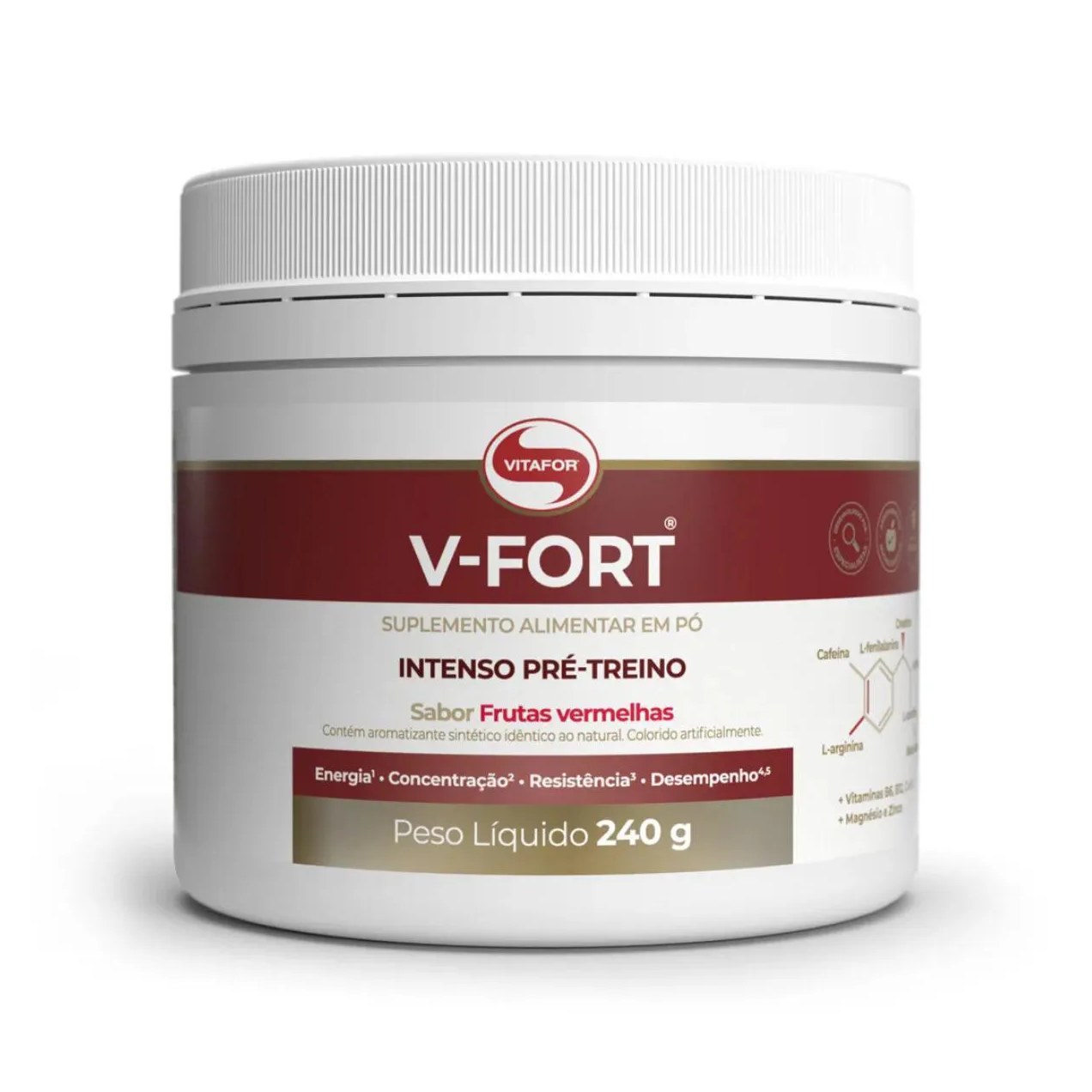 V-Fort Frutas Vermelhas Pote 240G Vitafor