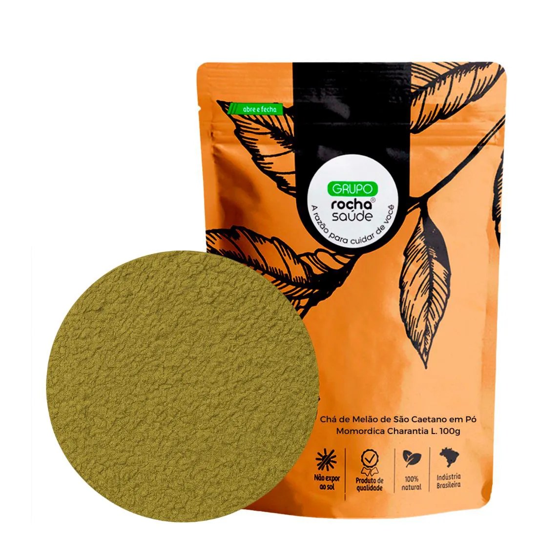 Chá de Melão de São Caetano em Pó Momordica Charantia L. 100G