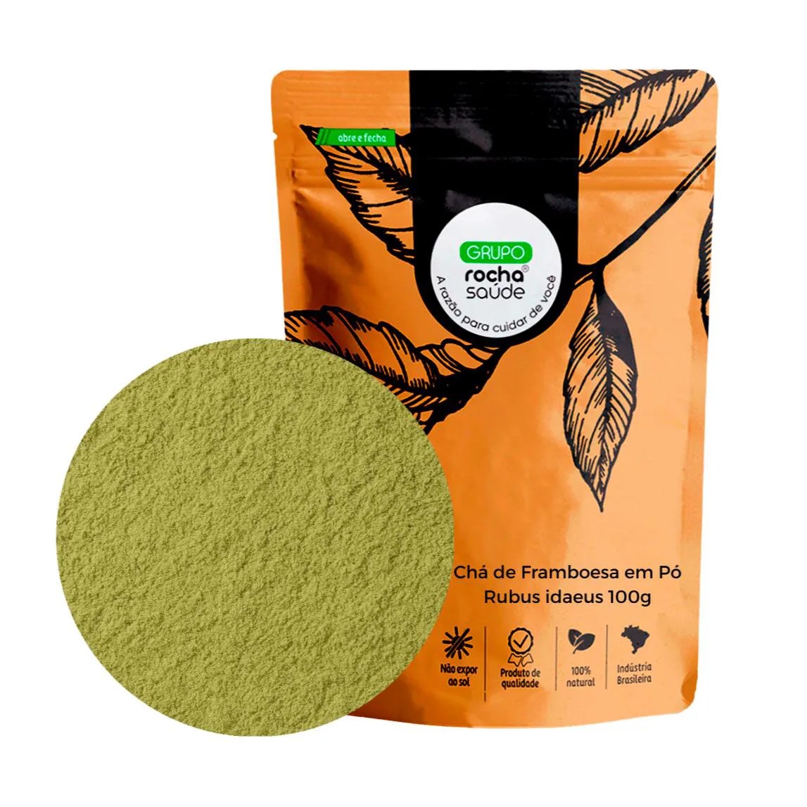 Chá de Framboesa em Pó Rubus Idaeus 100G