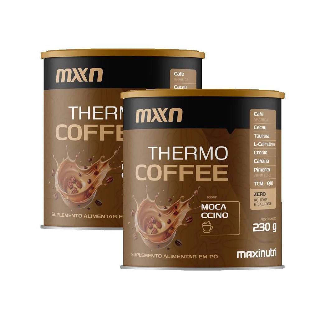 Kit 2 Thermo Coffee Moccacino 230g Maxinutri