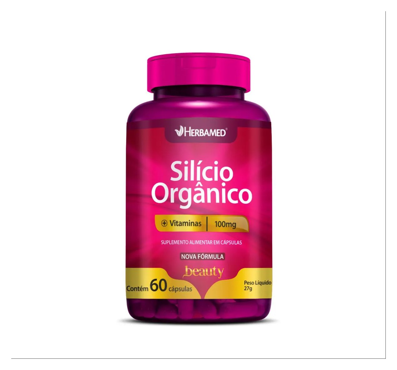 Silício Orgânico + Vitaminas 60 cápsulas - Herbamed Beauty