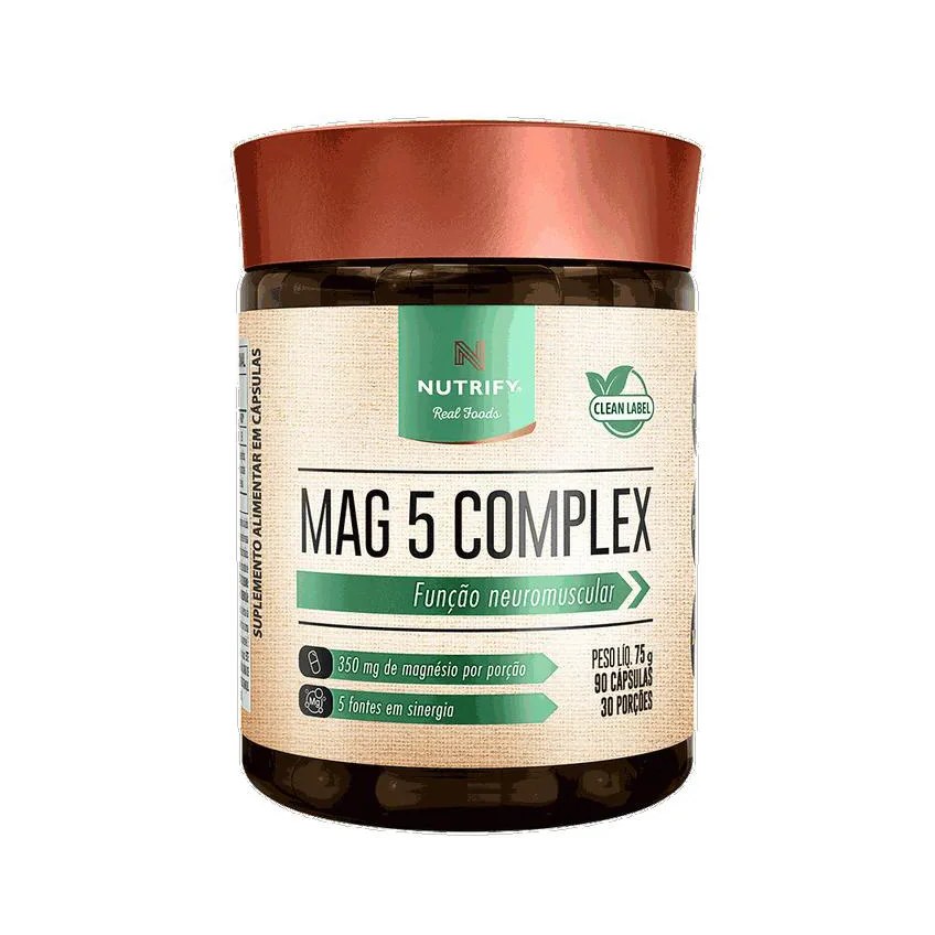 Mag 5 Complex (90 Cápsulas) - Nutrify