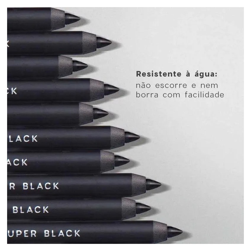 Lápis De Olho Océane Eyeliner Super Black