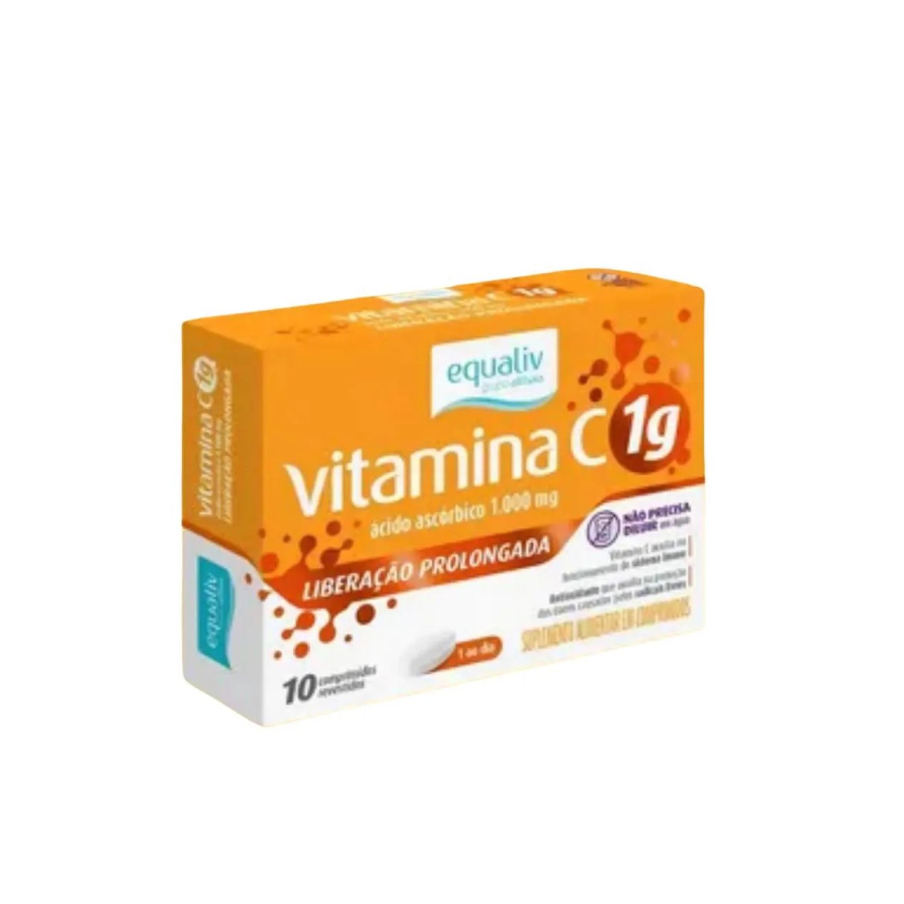 Suplemento Alimentar Equaliv Vitamina C 1G - 10Cpr