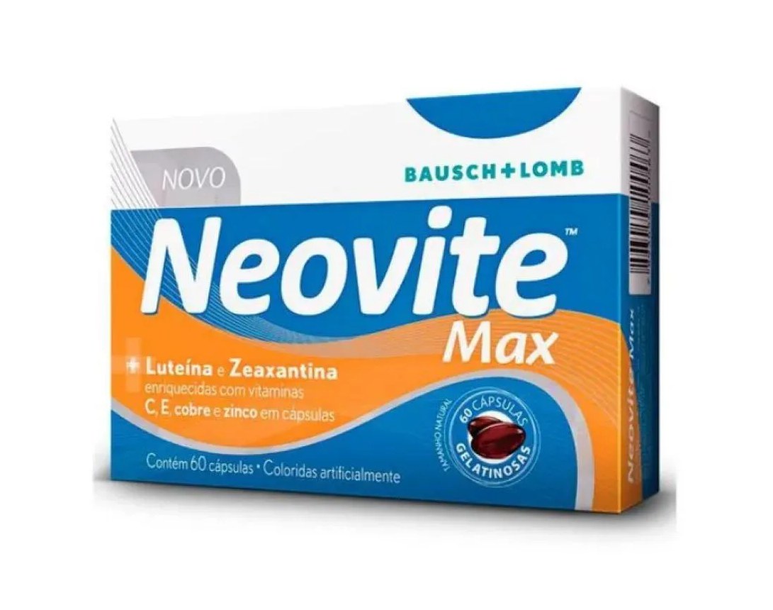 Suplemento Alimentar Neovite Max 60 Caps Gelatinosas