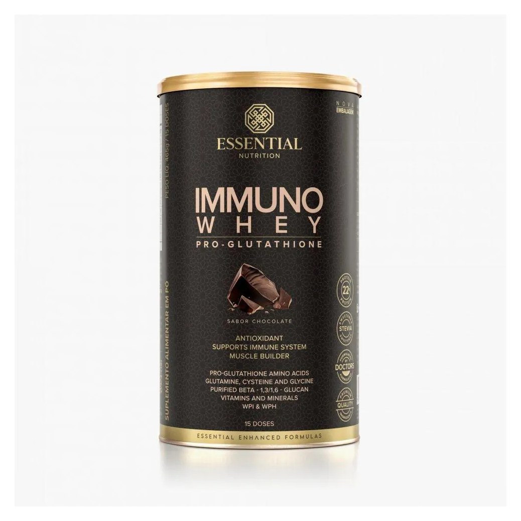 Immuno Whey Pro Glutathione Lata - Sabor: Chocolate (465g)
