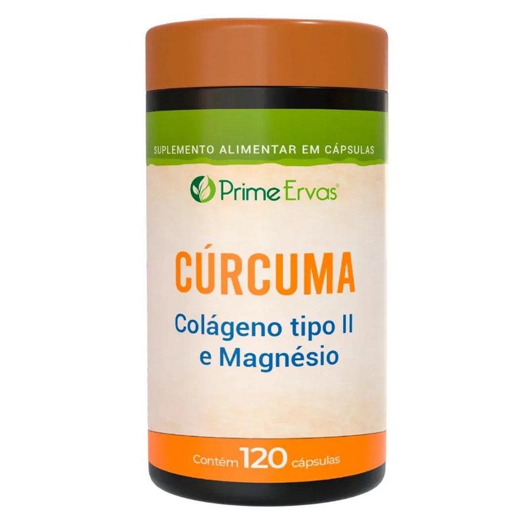 Curcuma Colageno Tipo Ii e Magnesio 120cps Prime Ervas