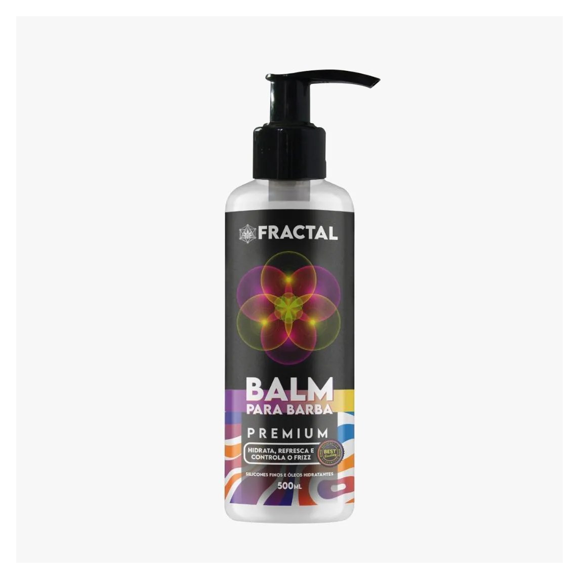 Balm Pos Barba Black Fix 500ml Fractal Premium