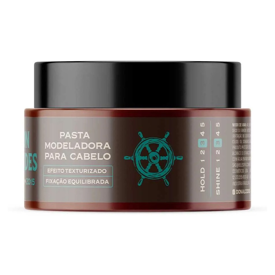 Pasta Fiber Calico Jack Pomada para Cabelo Média Fixação 80G Don Alcides