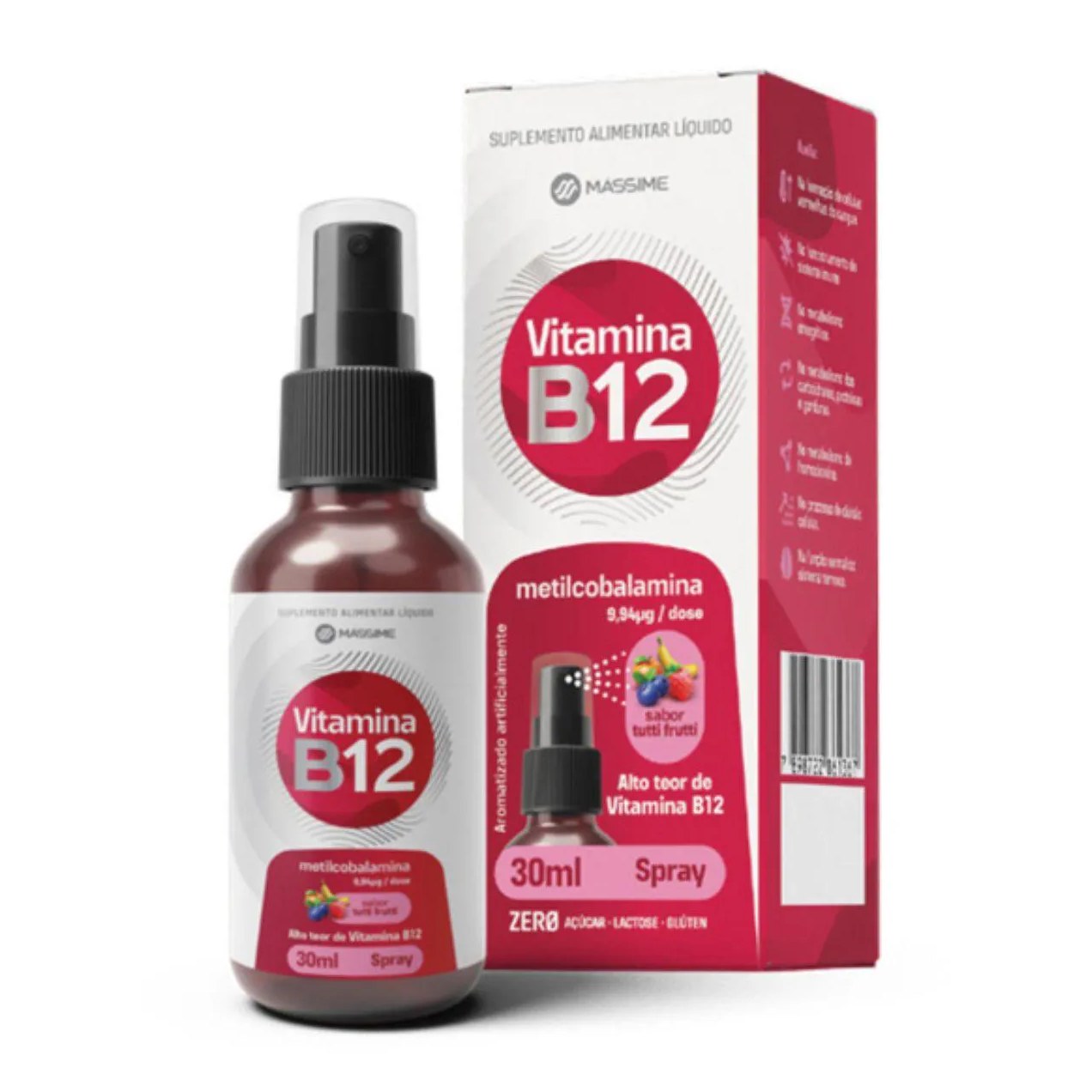 Vitamina B12 9,94mcg Spray - 30ml Massime
