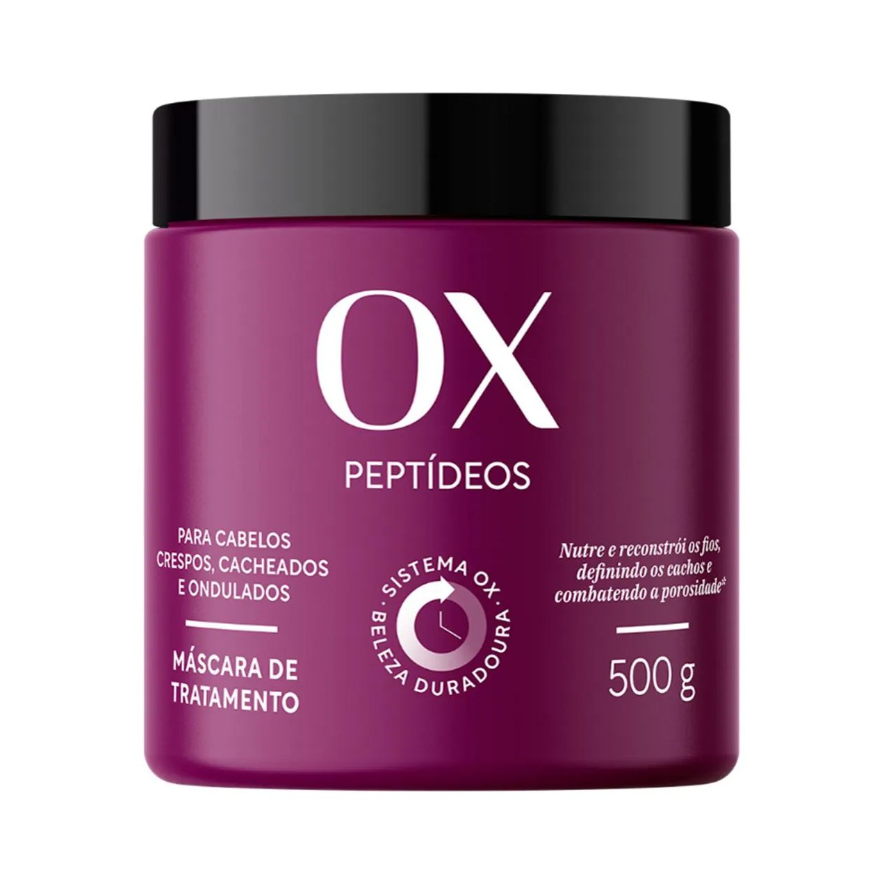 Máscara de Tratamento OX Peptídeos com Óleo Argan 500g