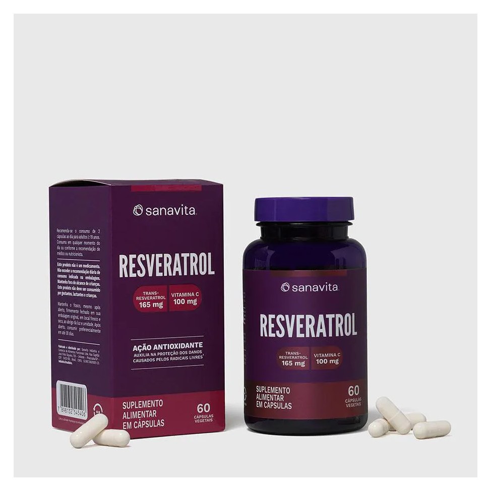 Resveratrol Frasco. 60 cápsulas