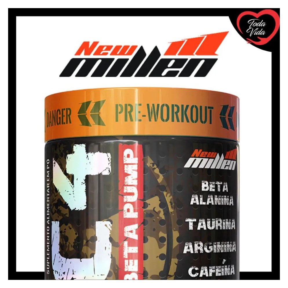 C4 BETA PUMP 225G - PRE TREINO - NEW MILLEN - MELANCIA