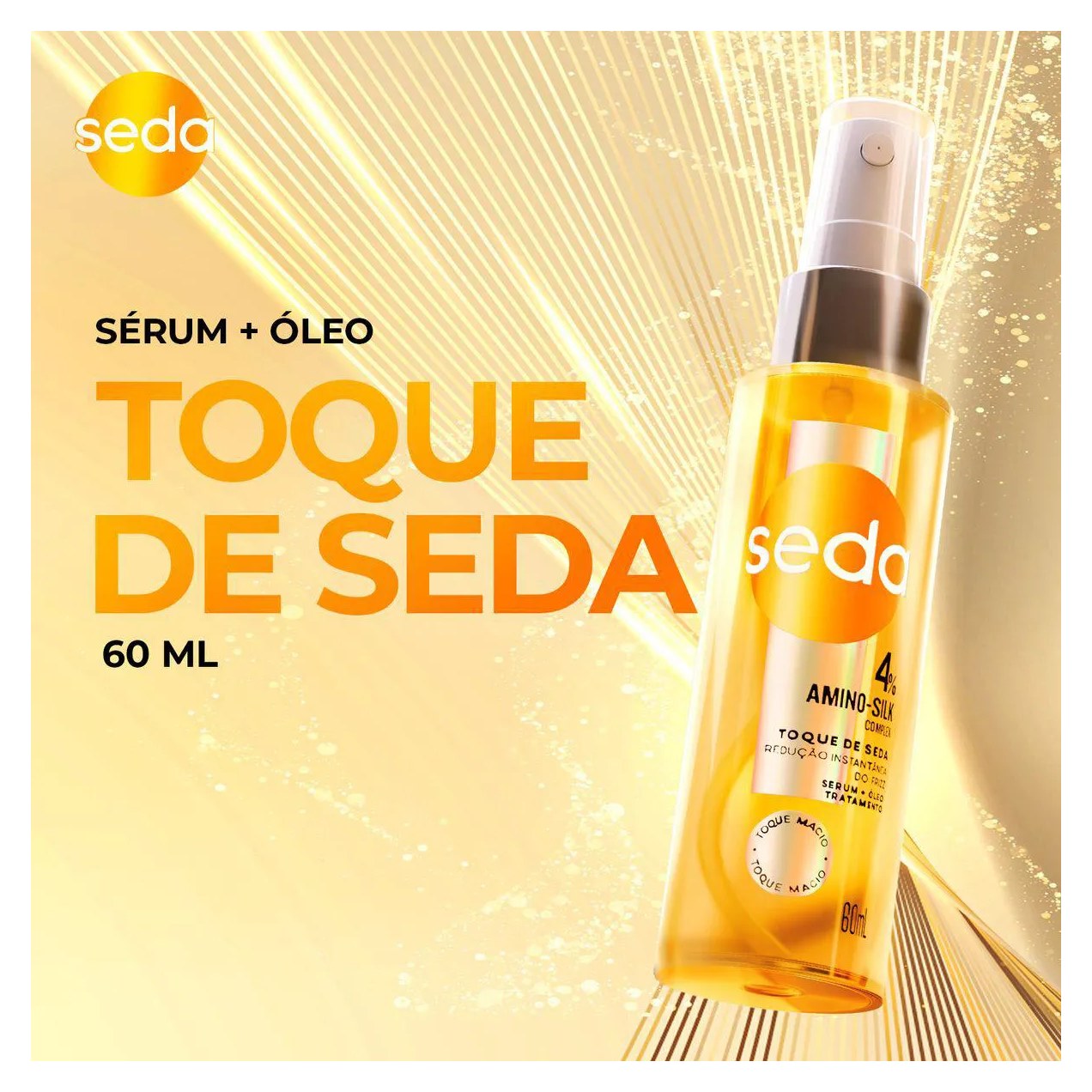 Sérum Óleo de Tratamento Seda Toque de Seda 60ml