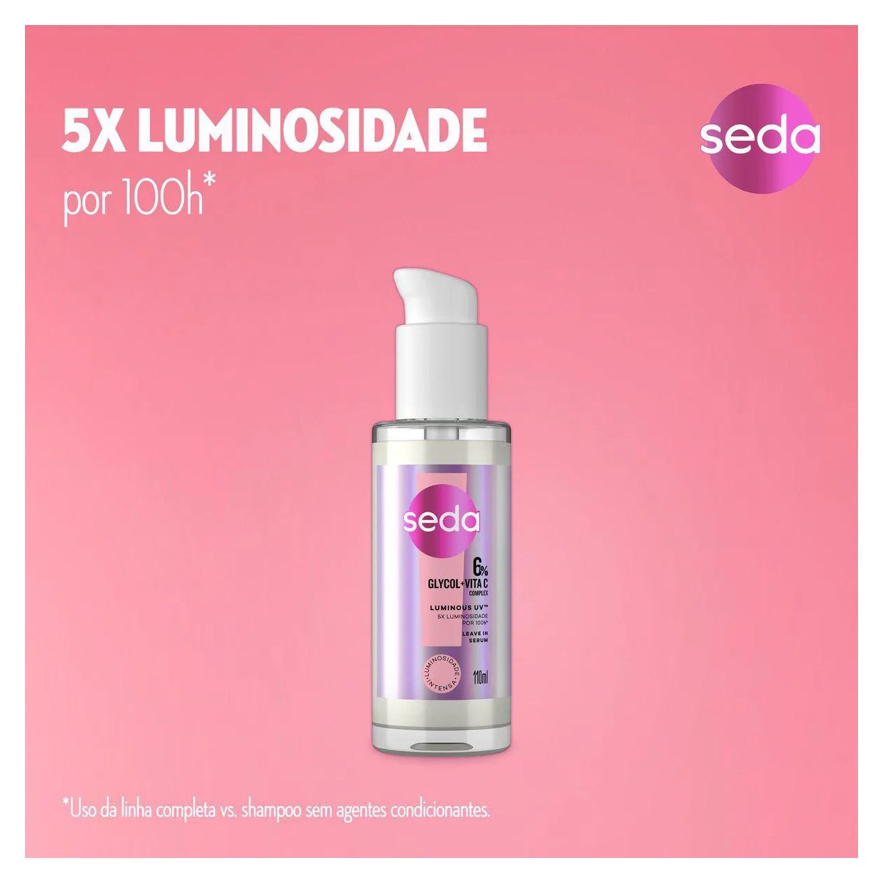 Leave-In Sérum Seda Luminous UV 110ml