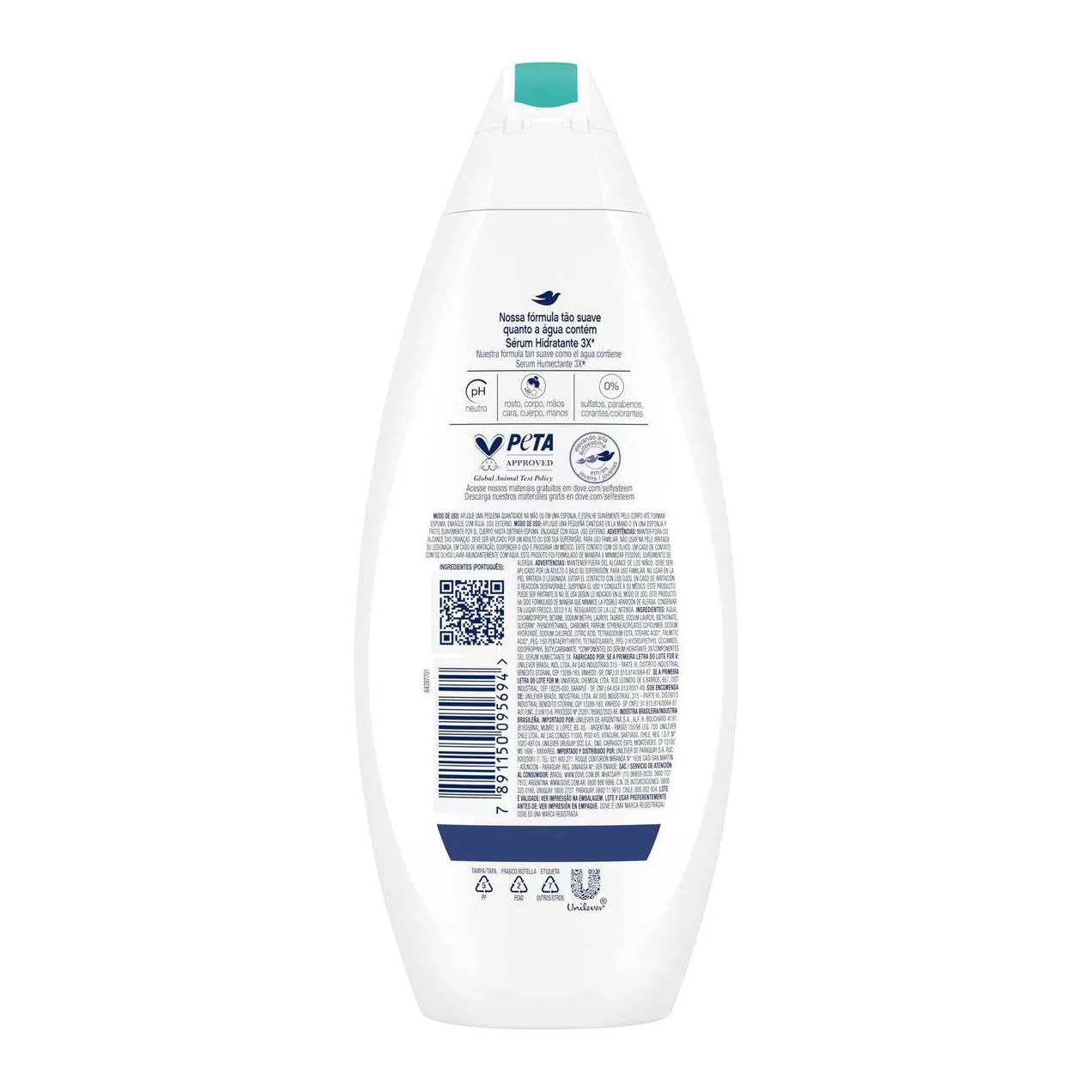 Sabonete Líquido Dove Pele Sensível com Glicerina 250ml