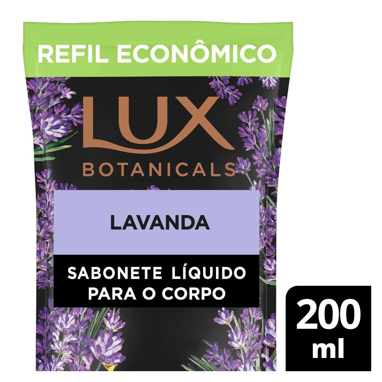 Refil Sabonete Líquido Lux Botanicals Lavanda com 200ml