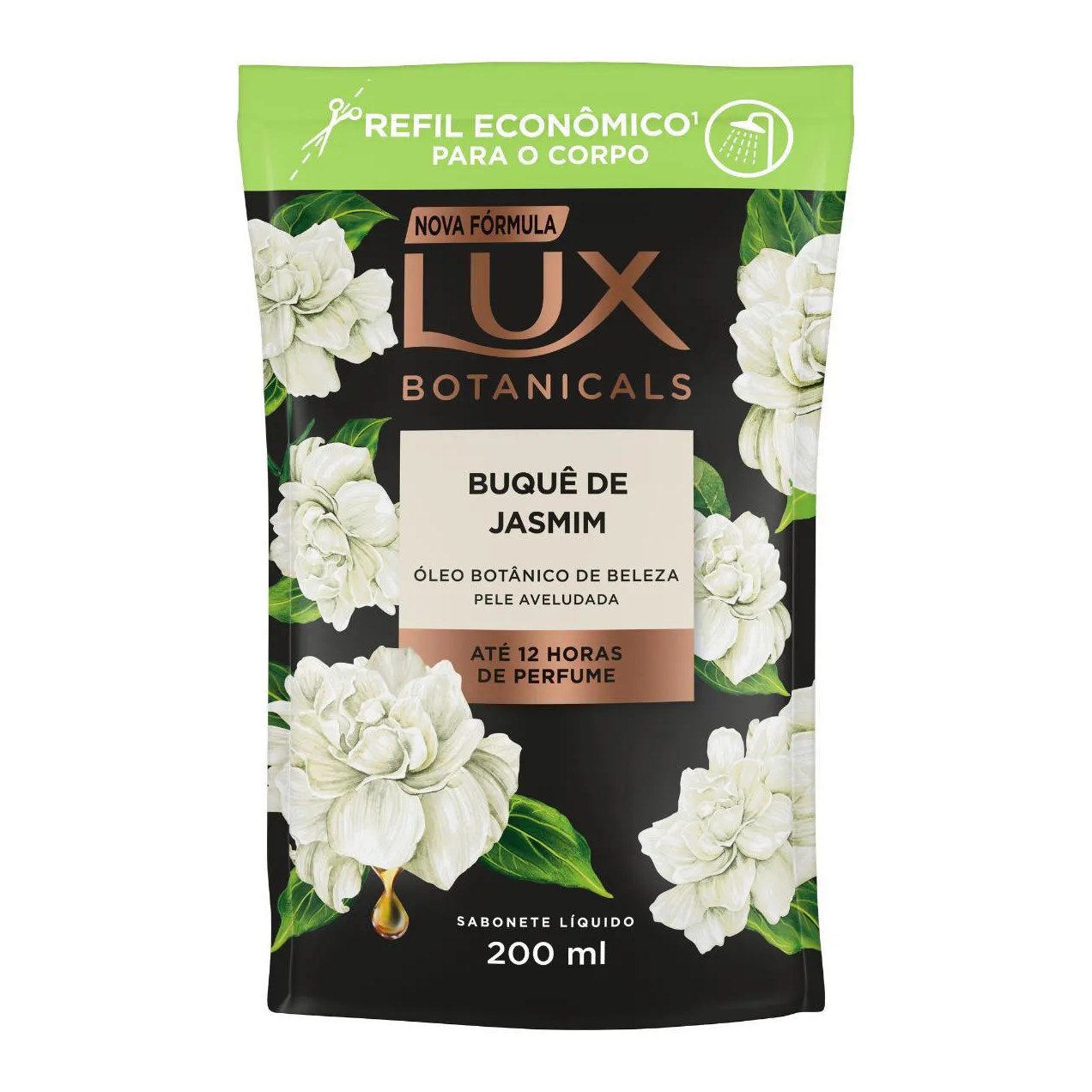 Refil Sabonete Líquido Lux Botanicals Buquê de Jasmim 200ml
