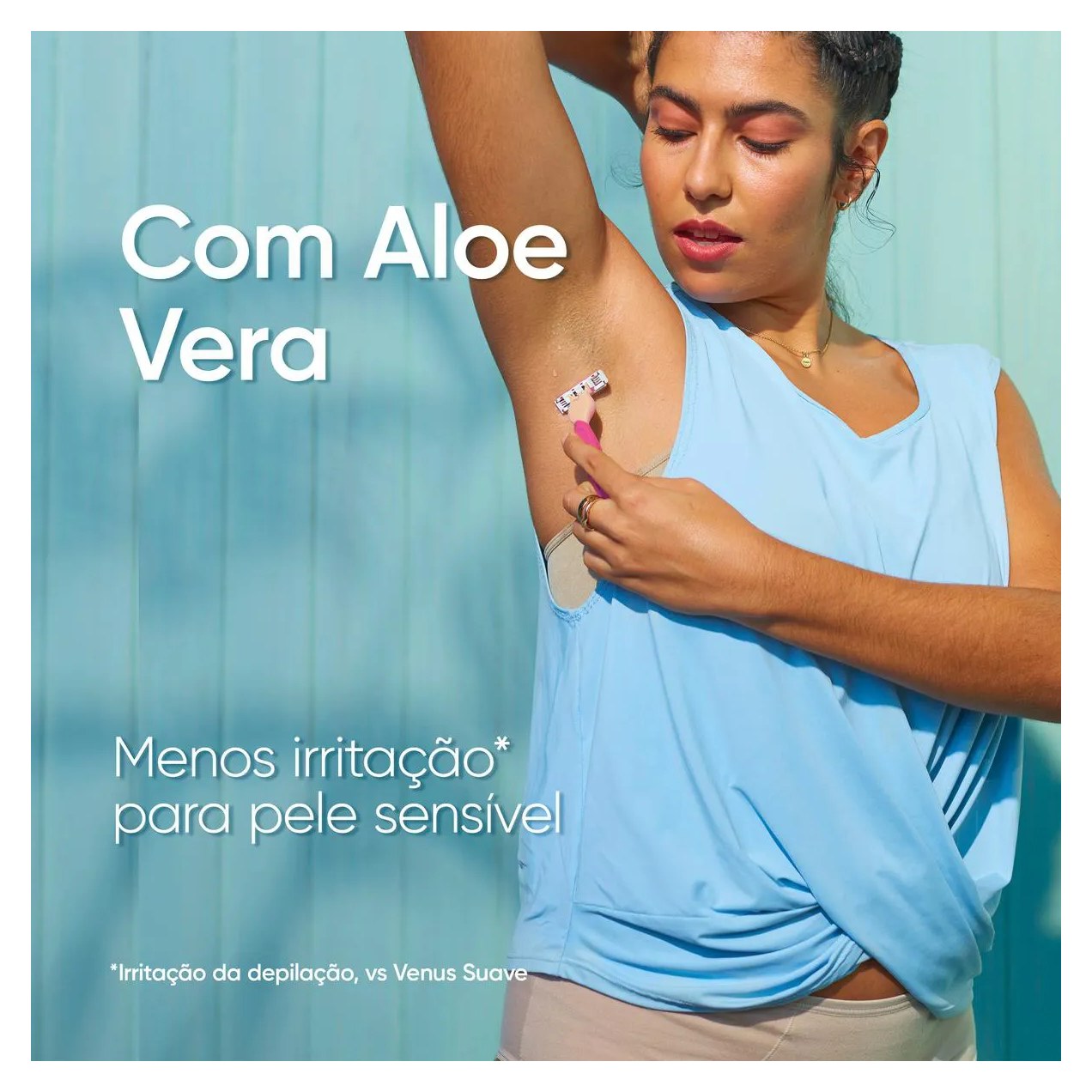 Aparelho de Depilar Gillette Venus Suave Sensitive 4 unidades