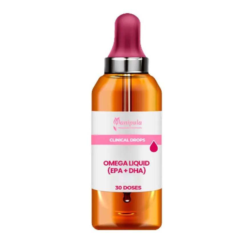 Omega Liquid - Omega 3 em Gotas com Epa + Dha 30 Doses