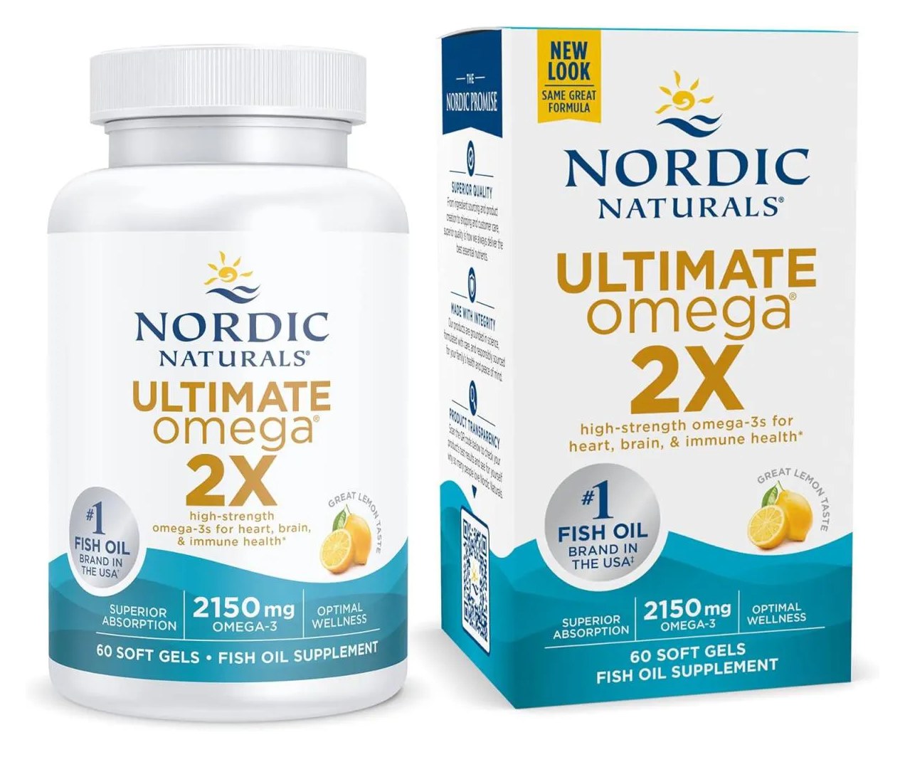 Omega 3 Nordic Naturals Dha 2x 2150mg 60 Softgels Importado