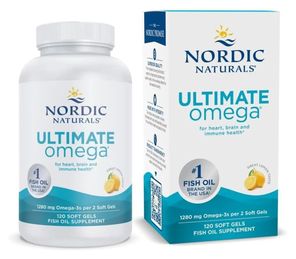 Omega 3 Nordic Naturals Dha 1280mg 120 Softgels Importado