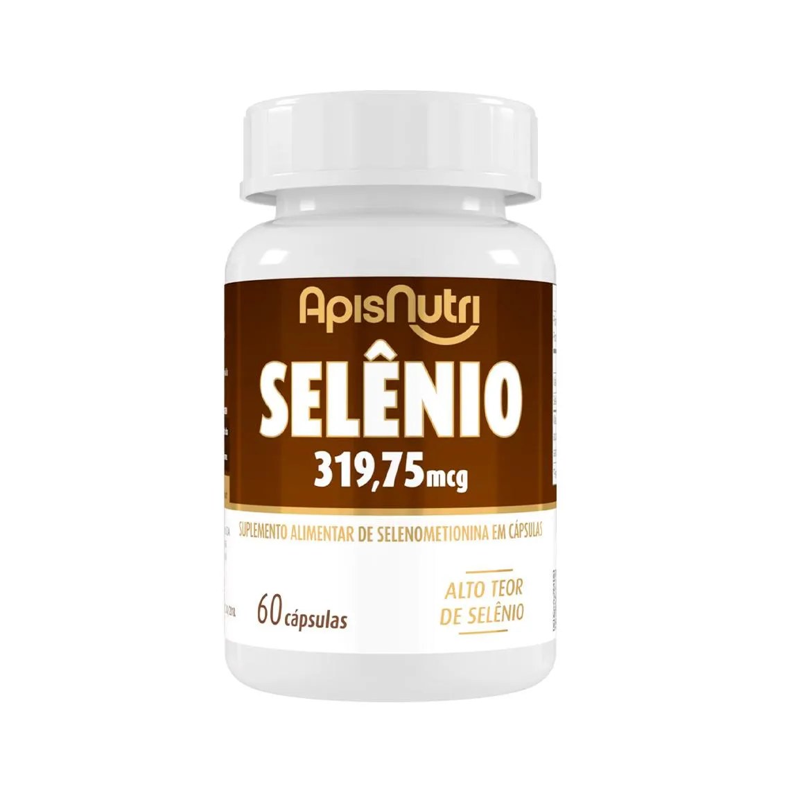 Suplemento Alimentar Selenio 319mcg 60 cápsulas - Apisnutri