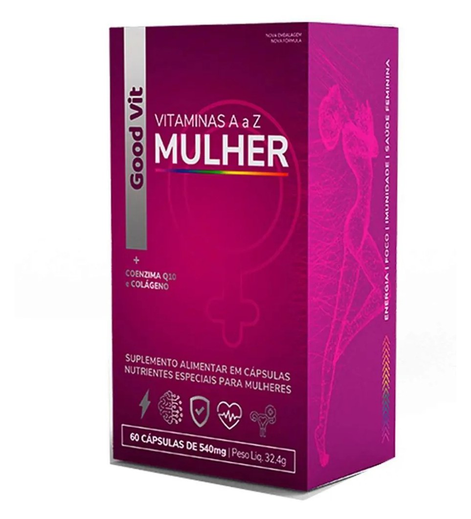 Vitamina de a a Z Mulher 60cápsulas Good Vit