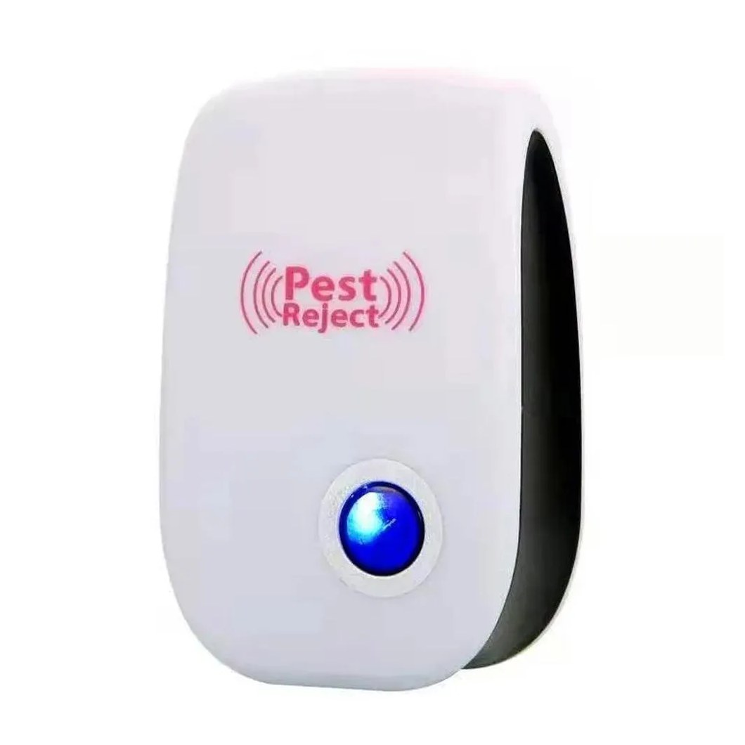 REPELENTE ELETRÔNICO ULTRASSÔNICO ANTI-PRAGAS Branco