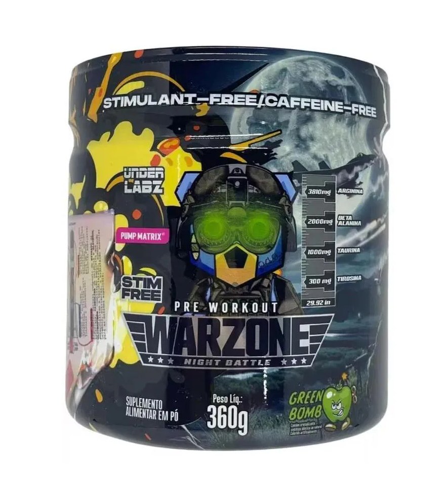 Warzone Night Battle Under Labz - 360G Green Bomb